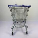 240L Powder Coated Grocery Shopping Trolley Carbon Steel Q195 Retail Shopping