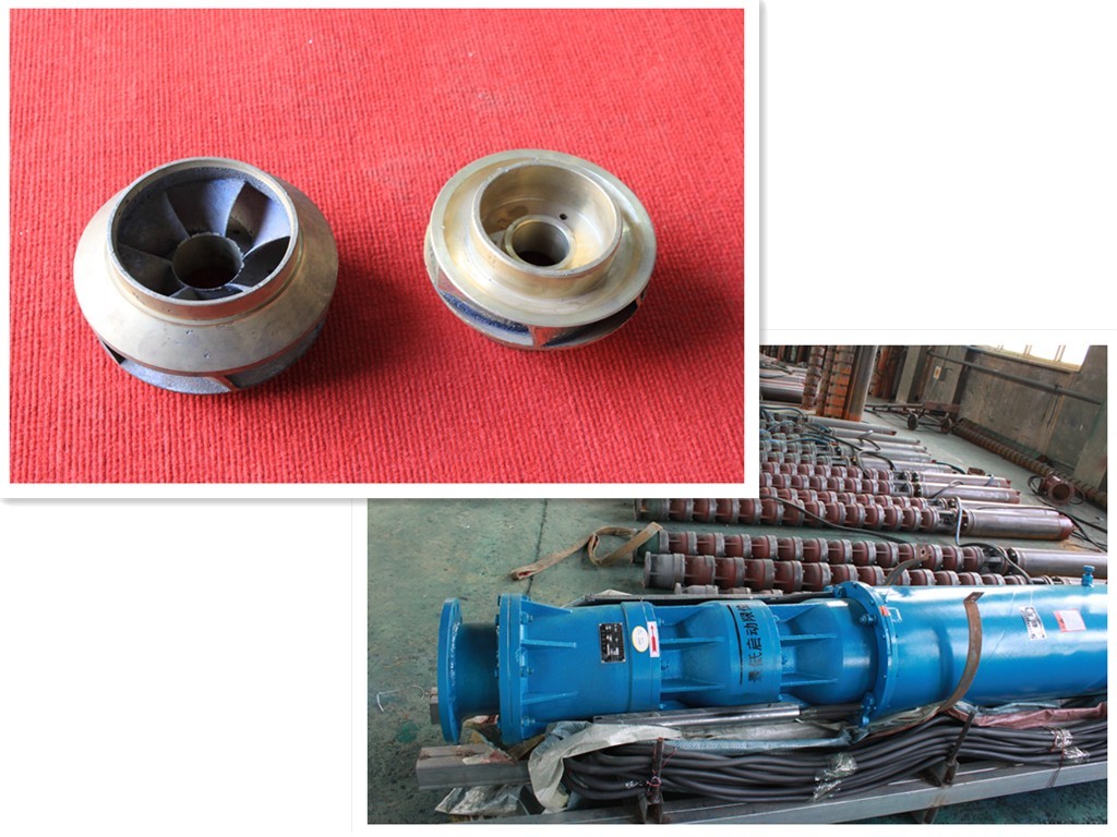 Mining Dewatering Deep Well Submersible Pump Multistage Structure OEM / ODM Available