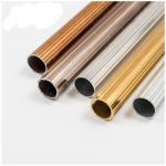 Champagne Anodized Aluminium Tube Decoration T8 Normal Length 6m