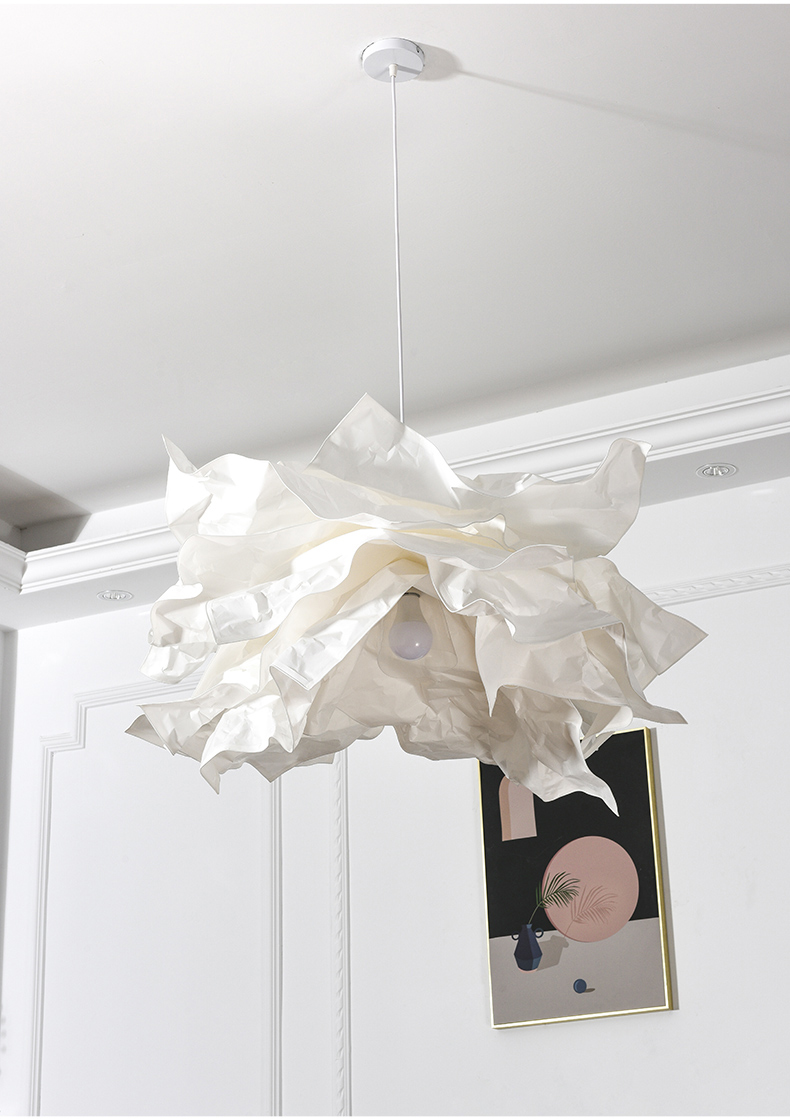 Modern White Cloud Chandeliers Bedroom Living Room Dining Room Paper Chandeliers(WH-MI-403)