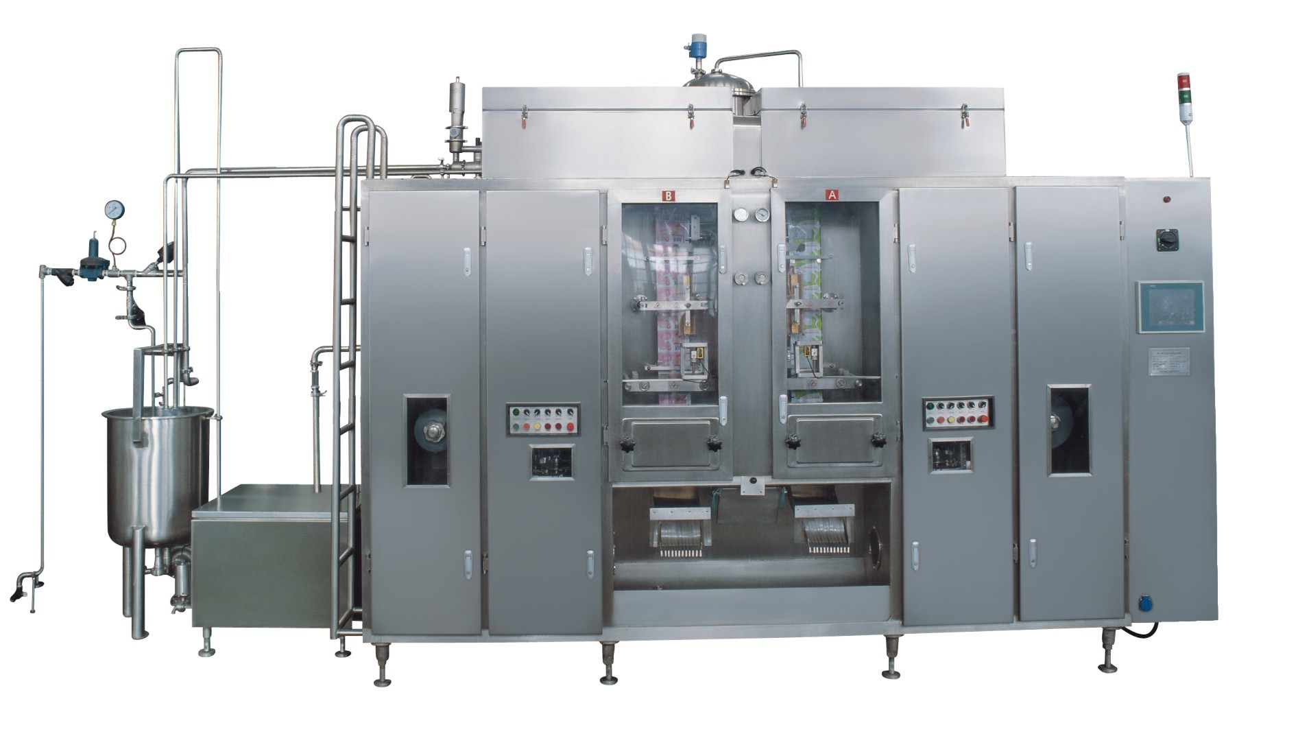 1000ml Pneumatic Aseptic Pouch Filling Machine 3000packs/H