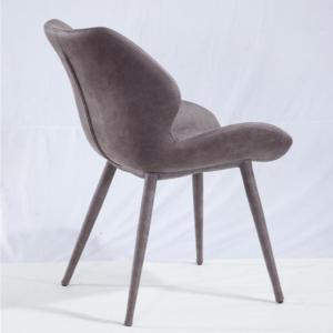 Quality PU Leather Cushion 48.5cm Metal Leg Dining Room Chairs wholesale