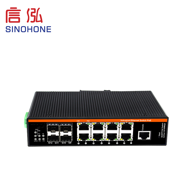 10/100 Mbps POE Ethernet Switch , 30 W Optical Gigabit Ethernet Switch