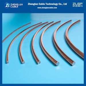 Quality Copper Clad Steel Conductor 4AWG(1/5.19mm) HS 40% Conductivity ASTMB910/B910M wholesale
