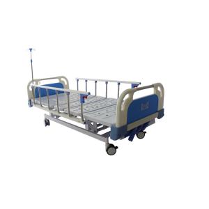 Quality 3 Function Heavy Duty Manual Hospital Beds 80 Deg For Patient Nursing wholesale