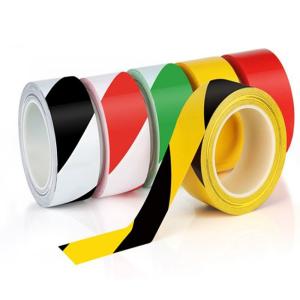 Quality 76mm Safety Caution Tape PVC Floor Marking Tape For Fire Doors wholesale