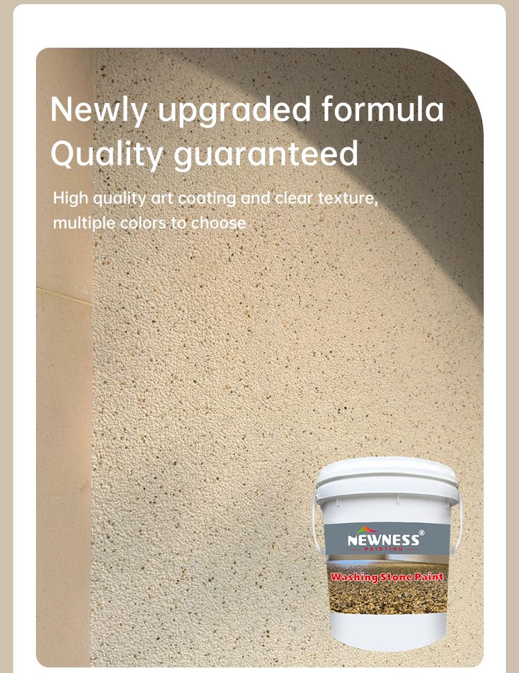 Upgrade Your Walls with Eco-Friendly Matt Coating Wall Stone Paint 80% Solid Content