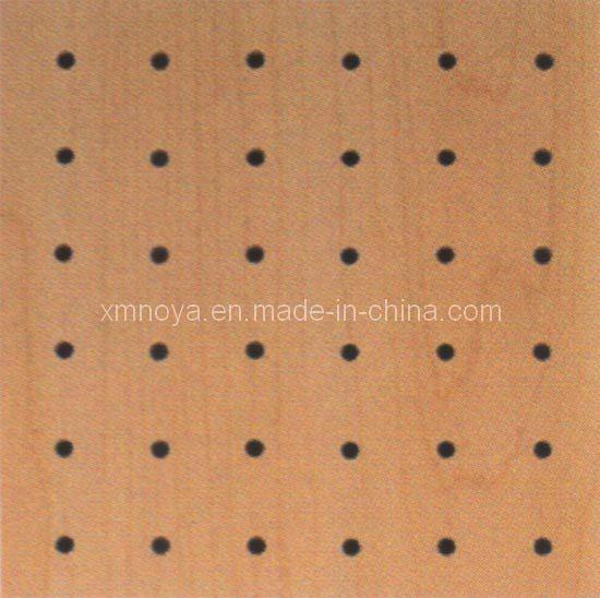197*2400*15-18mm Decorative Wooden Acoustic Wall Board Veneer Finish Perforated