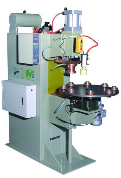 Cheap 8 Stations Turntable Bottom Full Auto Plate Welding Machine For Oil Filter Production for sale