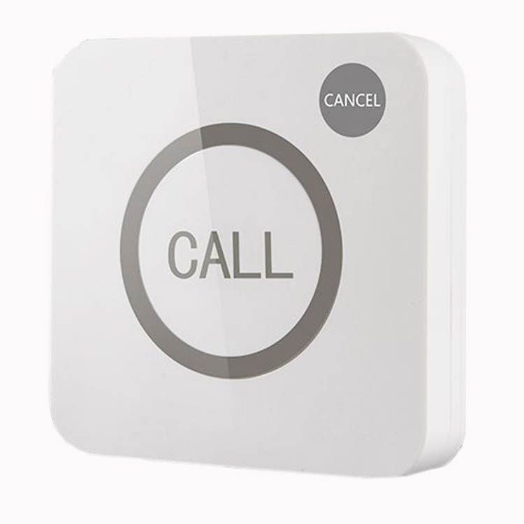 Nursing room wireless pager system full waterproof touch screen button and emergency alarm light