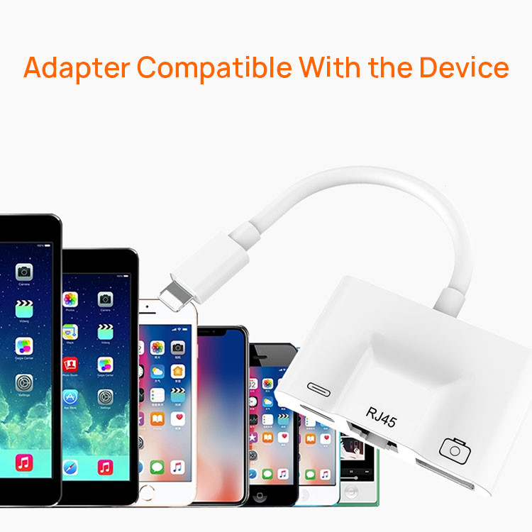 FOCUSES SGS 3 In 1 Multifunctional OTG Card Reader For Iphone