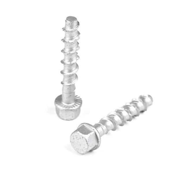 Stainless Steel Self Tapping Hexagonal Head Concrete Anchor Screw for Secure