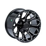 forged wheel 17 18 19 inch Matte black and machine face off road wheels forged