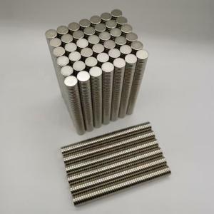 Quality Diameter 10mm X 2mm Ndfeb Disc Magnet Super Strong For Small Packing Box wholesale