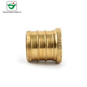 Quality Lead Free Brass Pex Barb Fitting 1 Inch Water Pipe End Plug wholesale