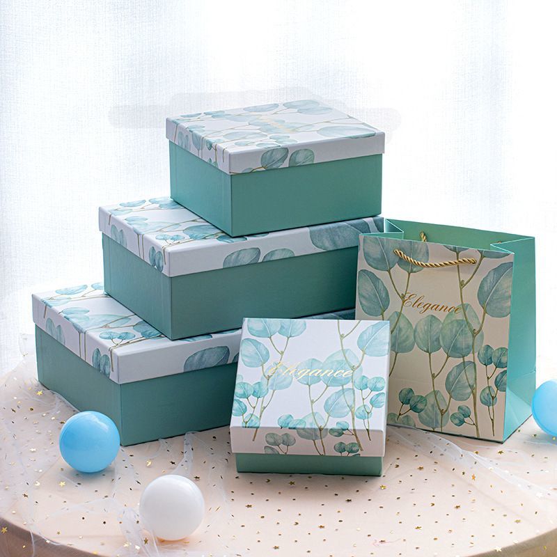 Rigid Cardboard Paper Carton Packaging Christmas Cosmetic Luxury Gift Bags and Boxes