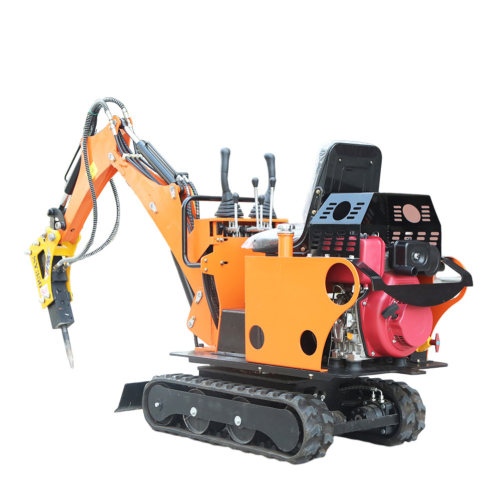 Farm Mini Excavator Digging Trenches ZHONGMEI Small Digger Mini Excavator