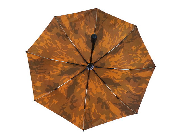 21 Inch Fashion Full Color Printing Strong Travel Umbrella , Compact Travel Umbrella