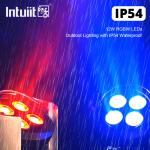 Battery Powered Up Light 4*12W RGBW 4in1 LED Uplights Battery Par Light for Dj
