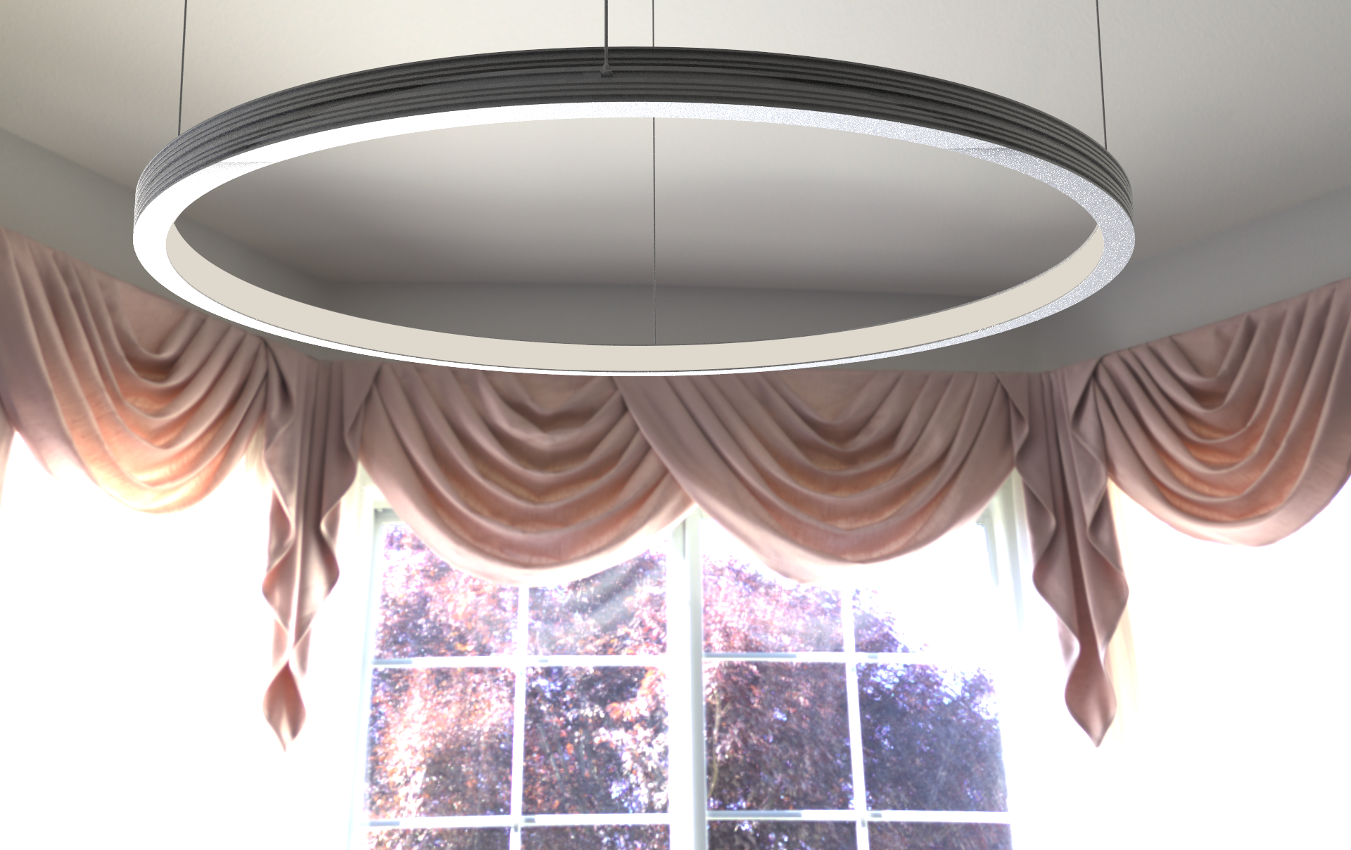 Customized Curvature Circular LED Profile Aluminium Alloy LED Light Housing