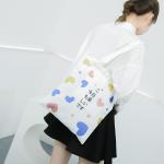 Natural Cotton DIY Crafts Tote Canvas Shoulder Bag Eco Friendly