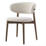 Indoor Black Wood Dining Room Chairs Velvet Fabric With Metal Legs