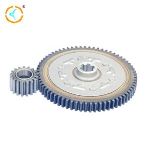 Quality CNC Steel Silver Motorcycle Clutch Gear , Scooter Clutch Parts For 67T-17T wholesale