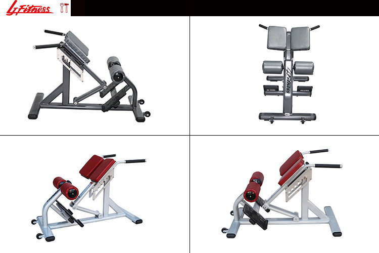 Pro Commercial Gym Rack And Exercise Equipment Back Extension Bench
