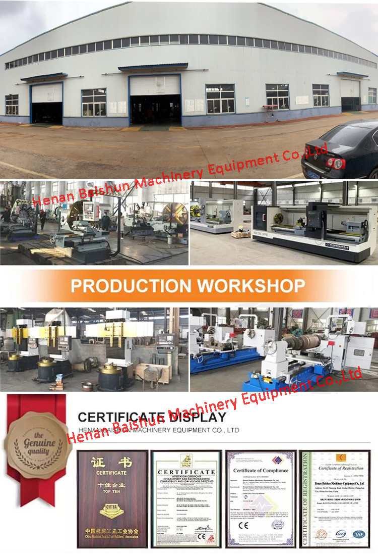 CW6180Q Brake Drum Brake Disc Lathe Machine Metal Pipe Threading Horizontal
