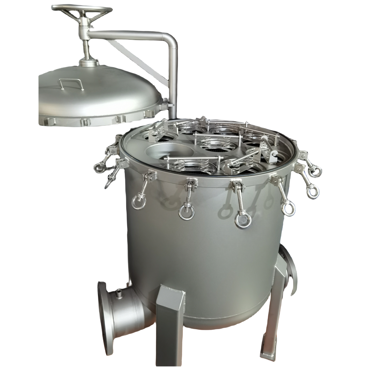 Multifunction Liquid Bag Filter Housings With Sand Blast Surface Treatment Weight KG 62