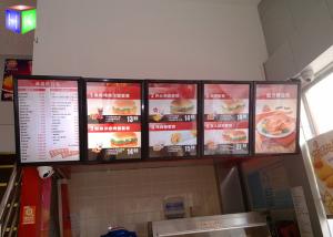 Quality Restaurant LED Indoor Light Box Snap Frame Signs 12V 3W Energy Saving wholesale