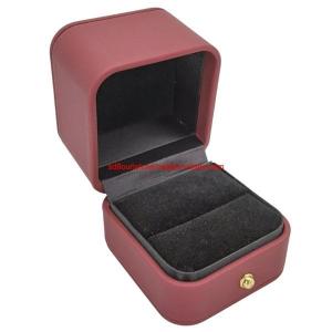 Quality Hot Stamping Wedding Ring Packaging Box Square Cardboard Gift Box With Clamshell wholesale