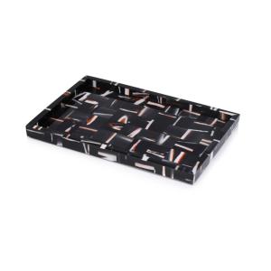 Quality colorful seashell resin small resin tray for 5-star sea hotel wholesale