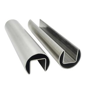 Quality Balcony And Stairs Architectural Aluminium Profiles Aluminium Glass Railing Handrail Extrusions wholesale