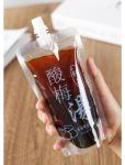 150ml 200ml Transparent Spout Pouch Packaging Liquid Bags Recyclable