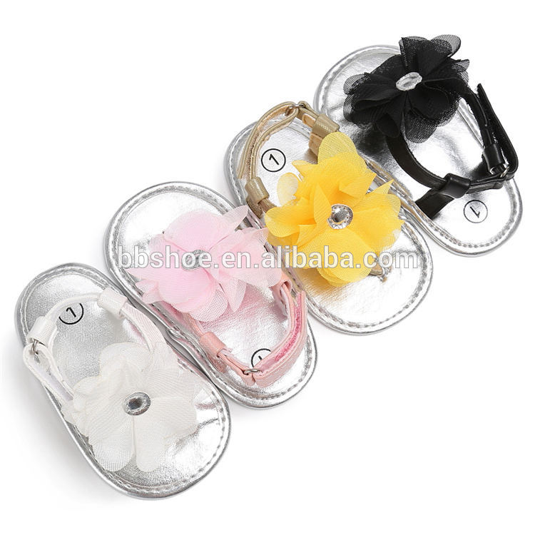 2019 Summer infant Sandals Colorful flower Newborn Toddler baby shoes for Boy and Girl