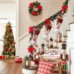 Christmas Stockings 4 Pack 18 inch Large Kids Stocking Bags Hanging Socks for