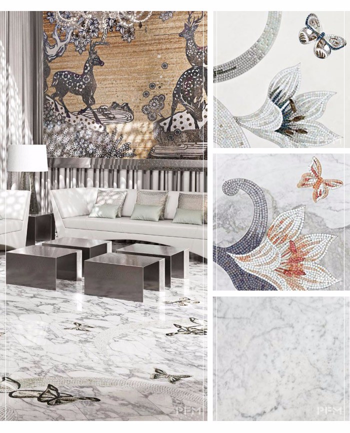 Wholesale Best price wall tile white volakas marble slab