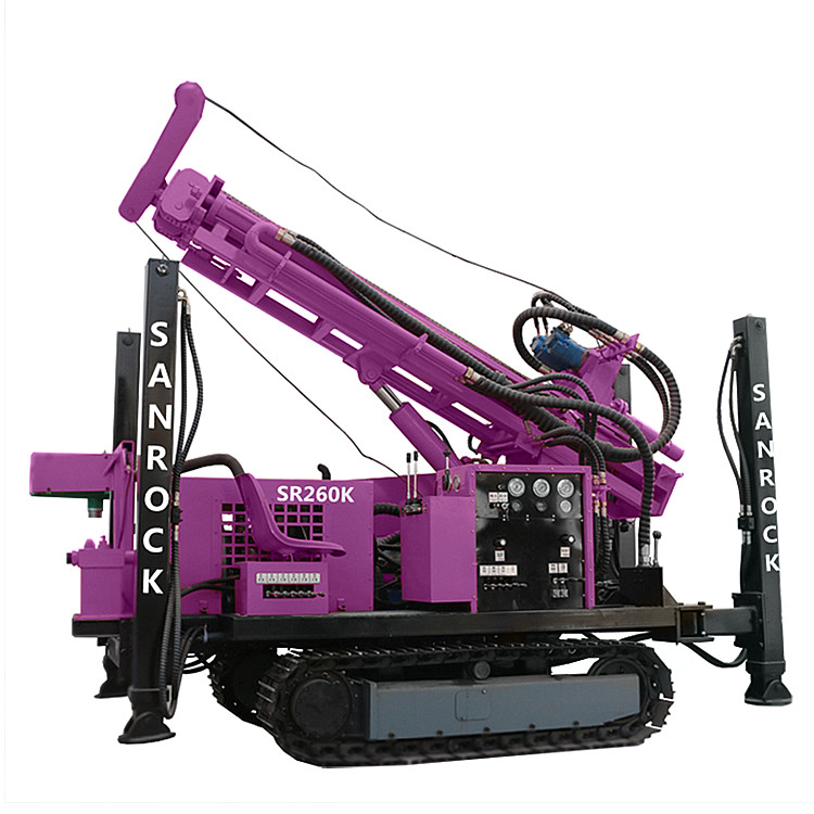 Full Hydraulic Crawler Water Well Drilling Rig 400m Depth Water Drilling Rig Machine