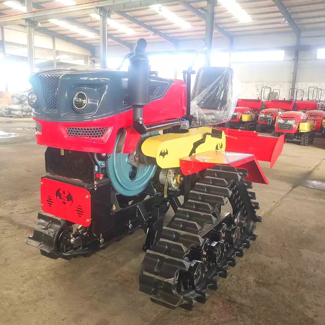 4WD Agricultural Crawler Tractor 25 Hp Mini Tractor With Farming Implements