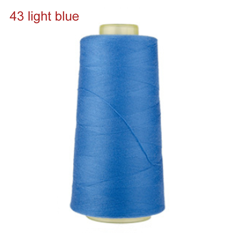 Wholesale 2500yards for clothing accessories colorful 100% Spun nylon sewing thread