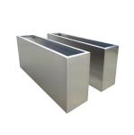 Waterproof unbreakable metal garden flower planter box outdoor