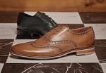 Customized Men'S Wedding Dress Shoes Handmade Full Grain Leather Goodyear Welted
