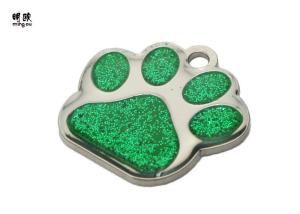Quality Unique Footprint Shaped Metal Dog Tags For People Fashion Design wholesale