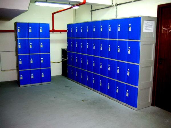 ABS Storage Lockers with keyless lockset