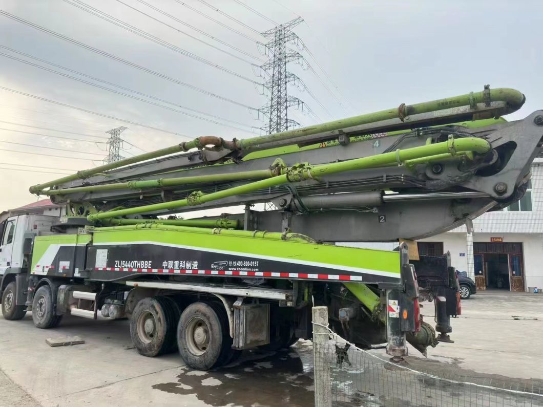 2019 Zoomlion 56m Concrete Pump Truck Pump on Mercedes-Benz Chassis Sell in Good Original Condition with Best Price
