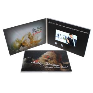 Quality Laser Paper Greeting Card With Video Screen 1024*600P Resolution wholesale