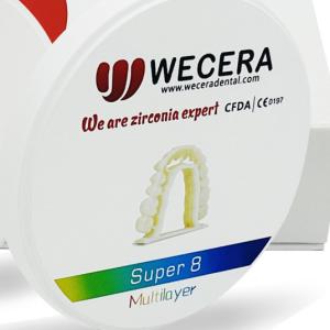 Quality 900Mpa Pre Shaded Zirconia Blocks 98mm Diameter For Lifelike Dental Prosthetics wholesale