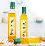 Sealing Type Rubber Stopper Square Dark Green Glass Bottle for Olive Oil OEM/ODM