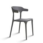 Stackable restaurant mode outdoor plastic chairs